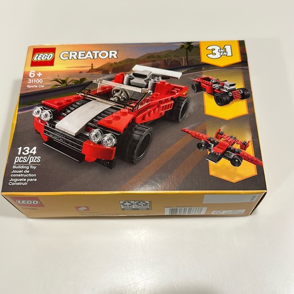LEGO CREATOR 31100 Sports Car 3 in 1 New in Unopened Box 134 Pieces NWOT - Picture 1 of 3